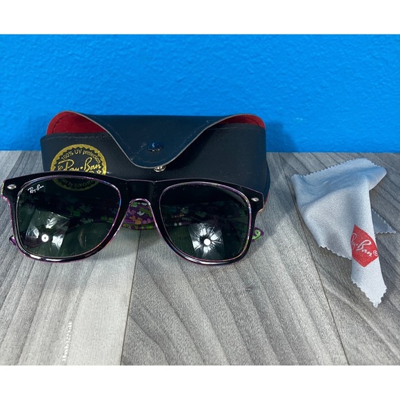 Ray-Ban Other - Ray-Ban New Wayfarer RB2132 Sunglasses Floral Frame Limited Edition 55 [] 21 145